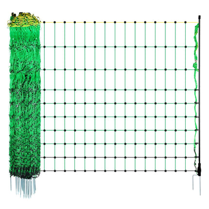 Electric Fence Netting 42 in x 164 ft With Posts, Stakes