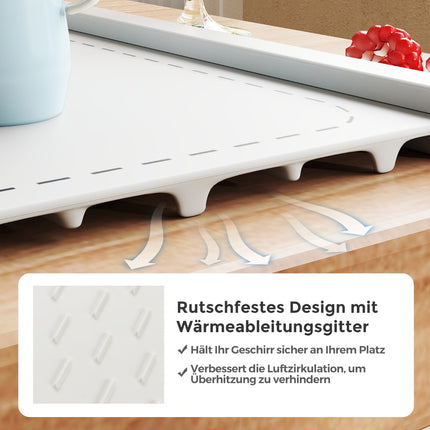 Elektrische Speisenwärmematte, Silikon, 10s schnelle Erwärmung