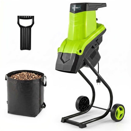 Elektrischer Gartenhäcksler, 2500 W, Astkapazität 45 mm