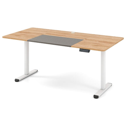 Elektrisch höhenverstellbarer Schreibtisch, 140x70 cm, ergonomisch (Sitz-Steh)