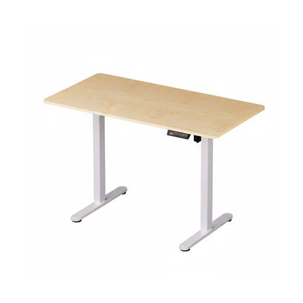 Elektrisch höhenverstellbarer Schreibtisch, Holzoptik, 120x60 cm