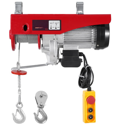 Electric Hoist Winch 2640 lb, 230V, Wired Remote