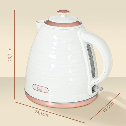 Electric Kettle 1.7L, 2200W, Fast Boil, Removable Filter