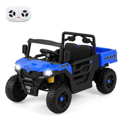 Elektrischer Kinder-Aufsitz-LKW mit Fernbedienung, 12V, Blau