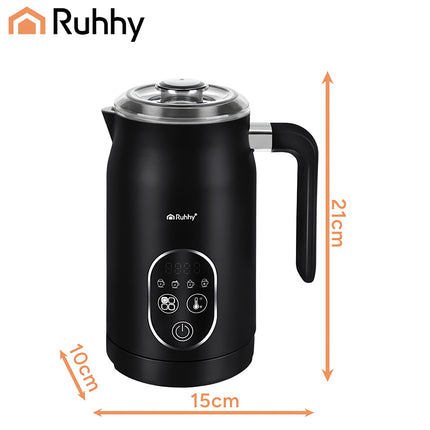 Mousseur à lait électrique avec affichage LED, 500 W, 4 modes