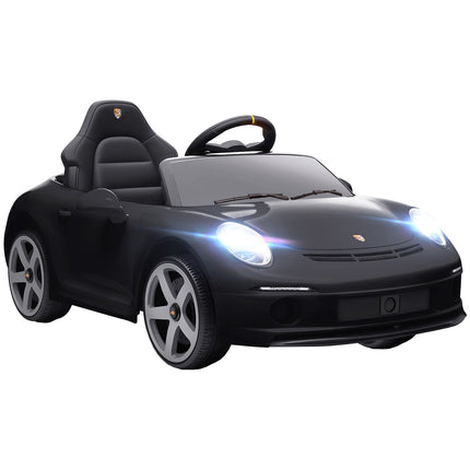 Elektro-Kinderauto zum Selbstfahren, Fernbedienung, Musik, Schwarz