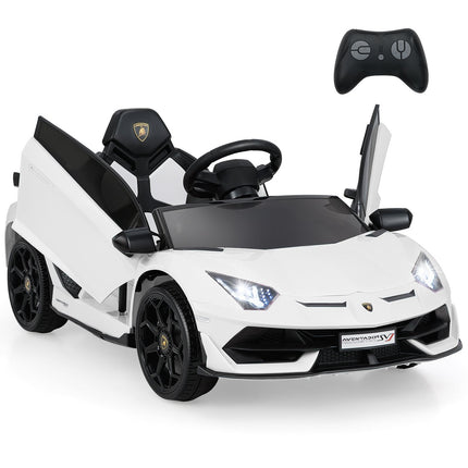 Voiture électrique pour enfants avec télécommande et lumières LED
