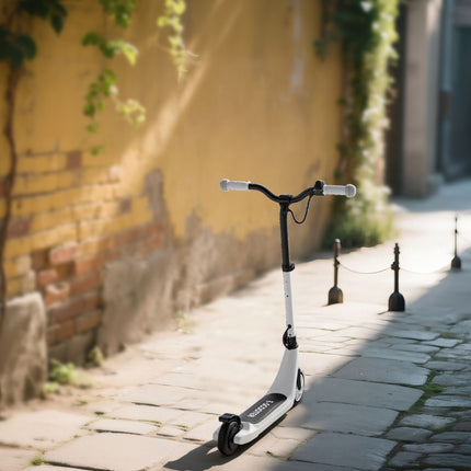 Trottinette électrique pour enfants, autonomie de 6 km, noir et blanc
