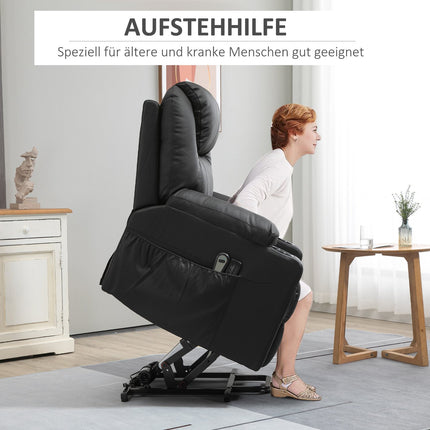 Elektrischer Liegemassagesessel mit Aufstehhilfe