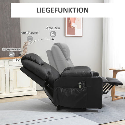 Elektrischer Liegemassagesessel mit Aufstehhilfe