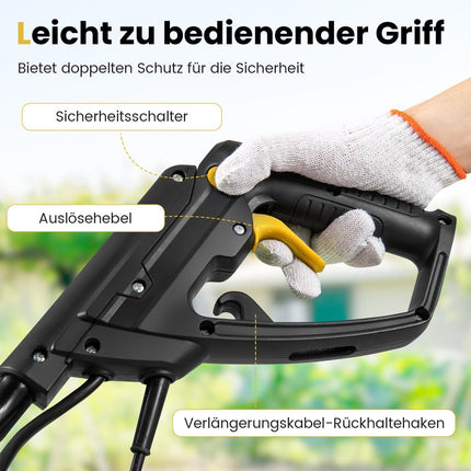 Elektro-Bodenhacke 1200W, 36cm Arbeitsbreite, 22cm Arbeitstiefe