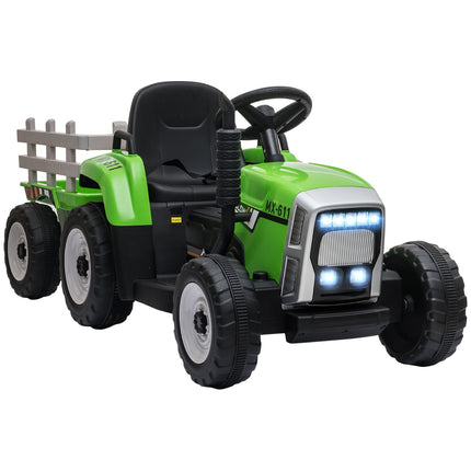 Elektrischer Kinderaufsitztraktor mit Anhänger und Fernbedienung