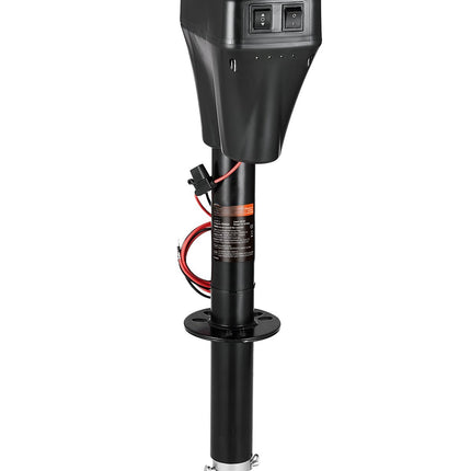 Electric Trailer Jack 5000 lb, 12V, LED Light, Cover