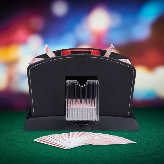 Mélangeur de cartes électrique pour 4 jeux
