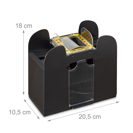 Elektrischer Kartenmischer für 6 Decks