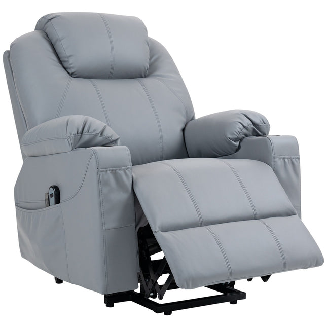 Elektrischer Relaxsessel mit Massage, Becherhalter & Tasche
