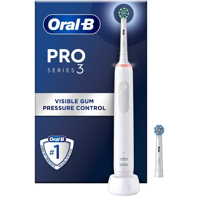 Elektrische Zahnbürste Pro3 Weiß + Extra Refill