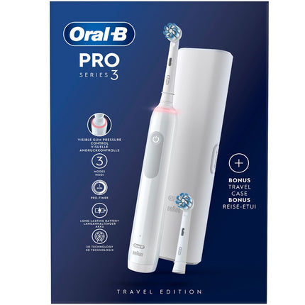 Electric toothbrush Pro3 White + Extra Refill + TC