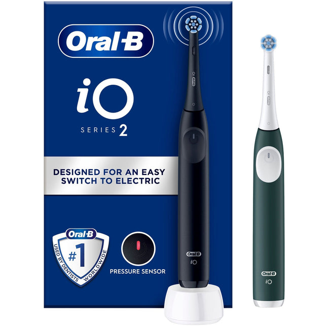 Electric toothbrush iO2 Series Duo Night Black / Forest Green