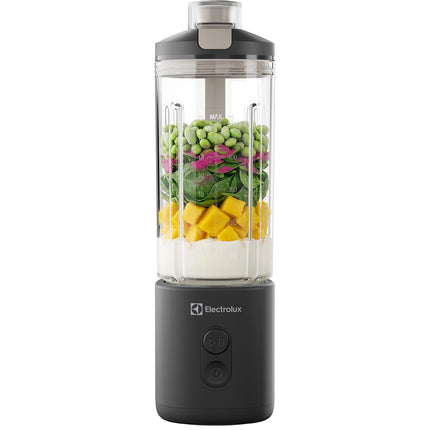 Electrolux Tragbarer Standmixer 0,7 l, USB-C-aufladbar, Anthrazitgrau, 6 Klingen