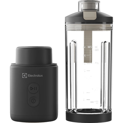 Electrolux Tragbarer Standmixer 0,7 l, USB-C-aufladbar, Anthrazitgrau, 6 Klingen
