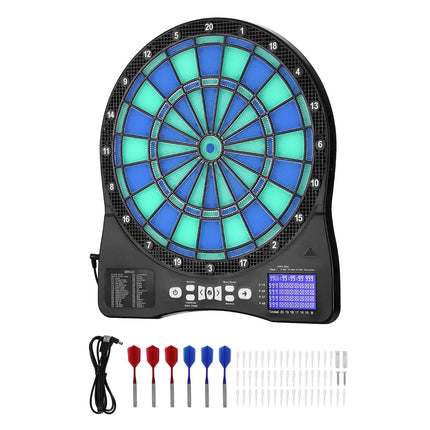 Electronic Dartboard With LED, 48 Games, LCD, 8 Players