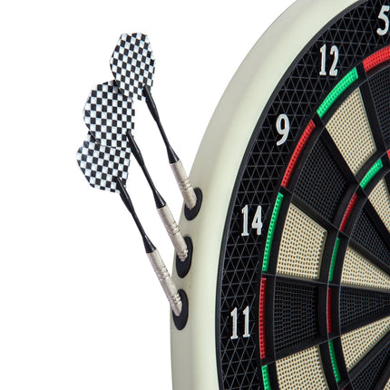 Elektronische Dartscheibe mit LCD-Display – 18 Spiele, 6 Darts