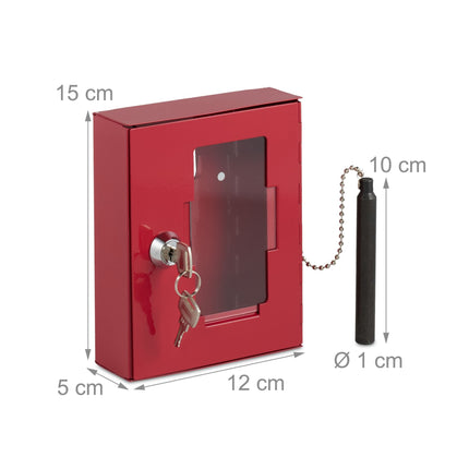 Boîte à clés de secours avec rabat