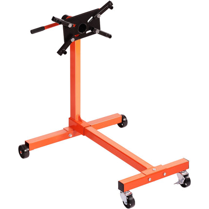 Engine Stand 750 lb, 360 Rotating Head, 4-Caster
