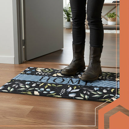 Tapis d'entrée 75 x 45 cm, base en caoutchouc antidérapante