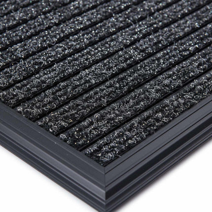 Tapis d'entrée avec cadre en aluminium - Résistant aux intempéries, antidérapant