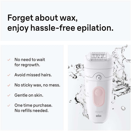 Epilierer Wet & Dry, lang anhaltend glatte Haut, kabellos