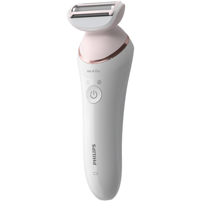 Epilator for wet and dry epilation 9 accessories BRE740