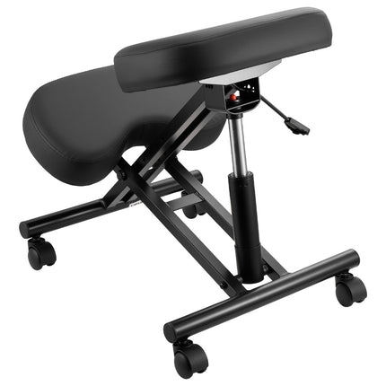 Ergonomic Kneeling Chair With Wheels, Adjustable Height