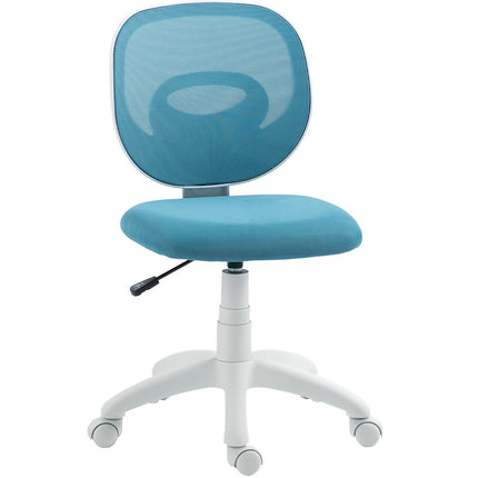 Ergonomischer Bürostuhl, Höhenverstellbar, Blaues Netzgewebe