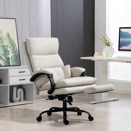 Ergonomischer Bürostuhl, verstellbar, Lordosenstütze, Hellgrau