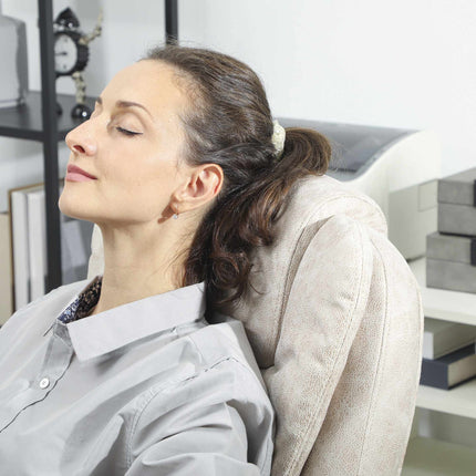 Ergonomischer Bürostuhl mit Massage, Liegefunktion und Fußstütze