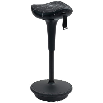 Ergonomischer Stehhocker mit verstellbarer Höhe, Schwarz