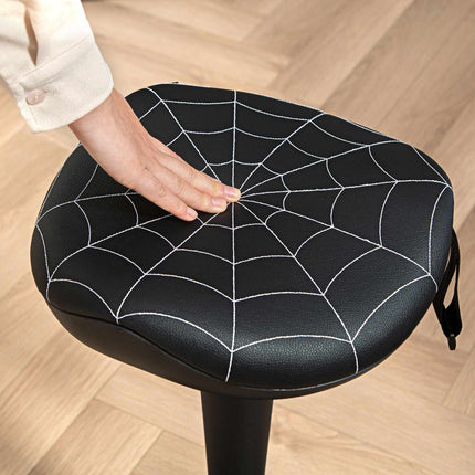Ergonomischer Stehhocker mit verstellbarer Höhe, Schwarz
