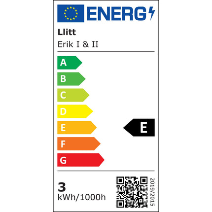 Erik I Wandleuchte LED IP65 3000K 2W 293lm Anthrazit