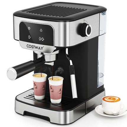 Machine à expresso 20 bars, 1200 W, mousseur à lait, réservoir de 1,8 L