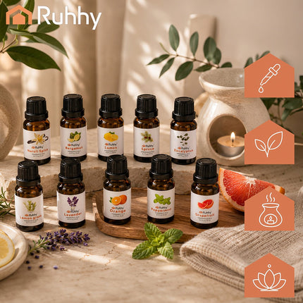 Ätherisches Öl - 10er Set 15ml Ruhhy 21938 