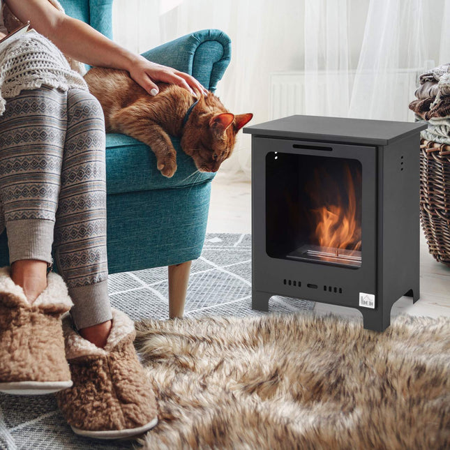 Bioethanol-Kamin - 0,9 l, 3 Stunden Brenndauer, rauchfrei