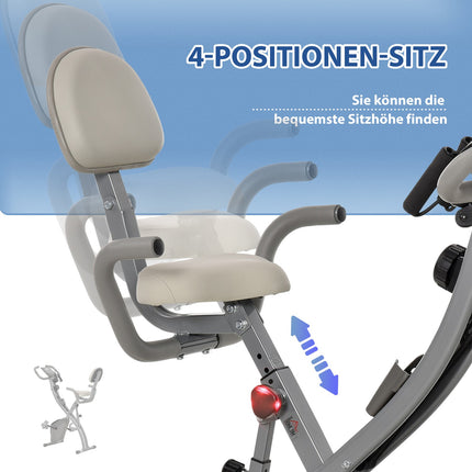 Heimtrainer - einstellbarer Widerstand, kompaktes Design