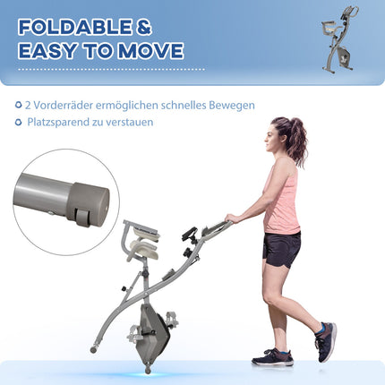 Heimtrainer - einstellbarer Widerstand, kompaktes Design