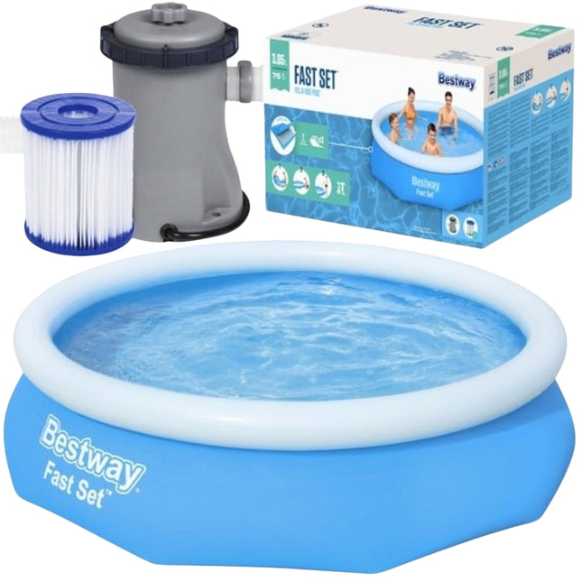 Aufstellpool mit Pumpe 305x76cm - BESTWAY 57270