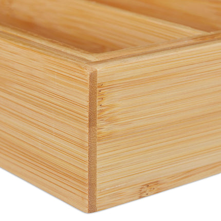 Range-couverts extensible en bambou