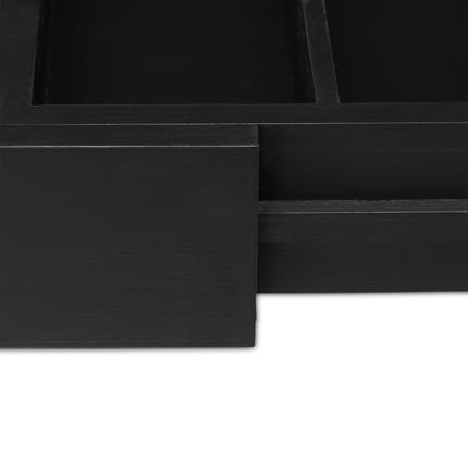 Range-couverts extensible en bambou noir