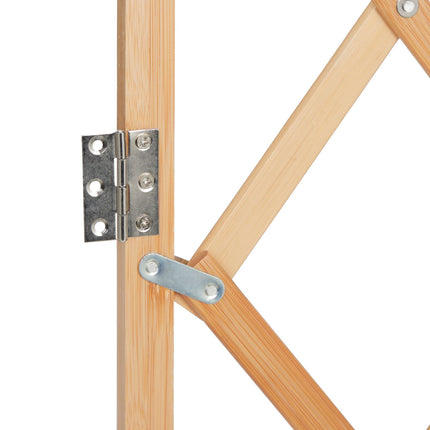 Barrière extensible en bambou pour chien