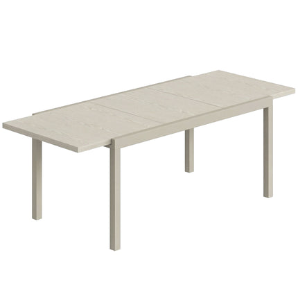 Table de jardin extensible en aluminium, 154-214 cm